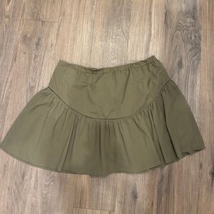 Banana Republic Green Khaki Skirt